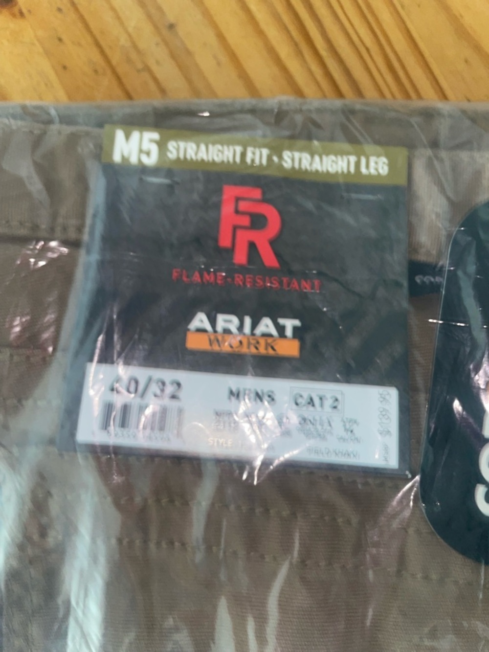 Ariat FR M5 Work Pants Cordura Cat2 Fire USA Straight Leg Straight Fit Sz 40x32 - Picture 6 of 6